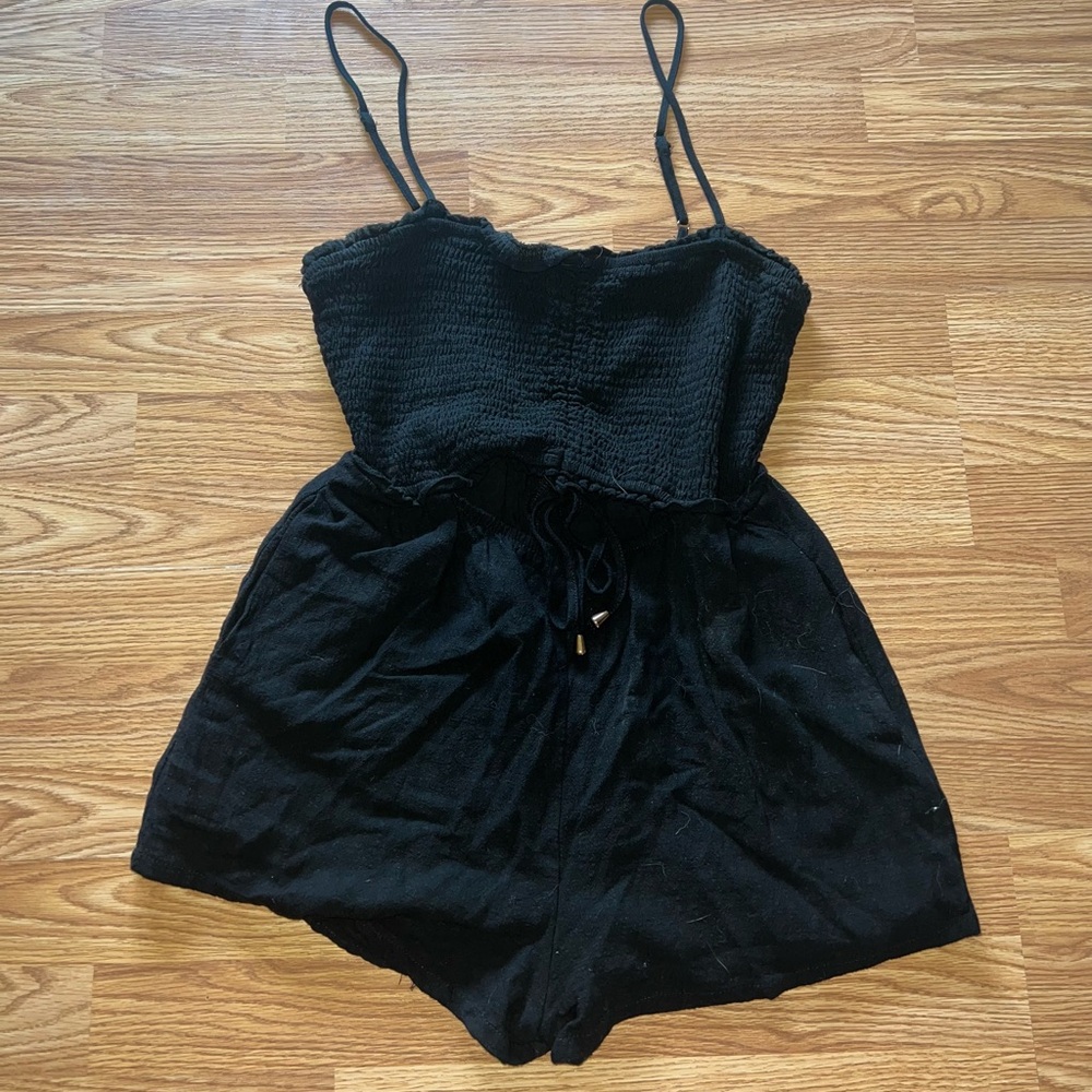Allie Rose • Black Romper